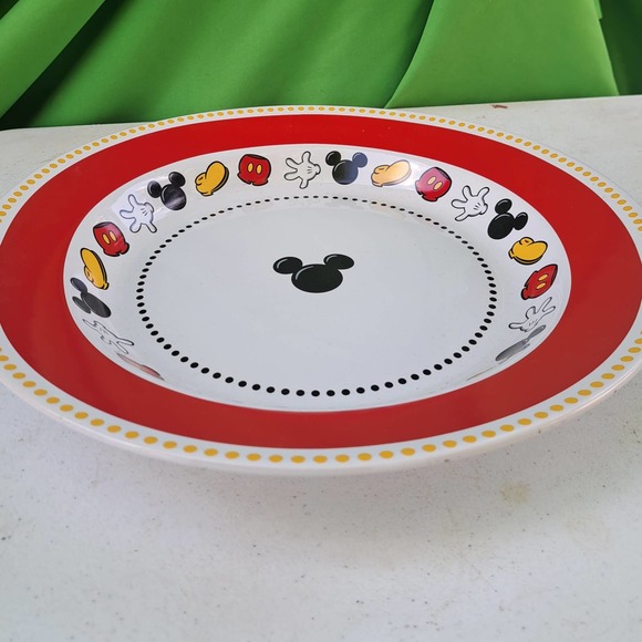 VINTAGE RARE 12.5 inch Mickey Serving Platter 2 inches deep - Picture 8 of 8